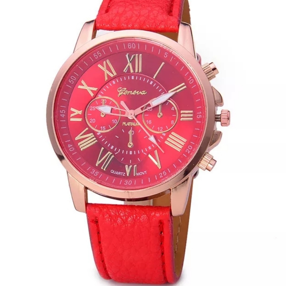 GENEVA ROMAN NUMERAL QUARTZ WATCH - Picture 3 of 3